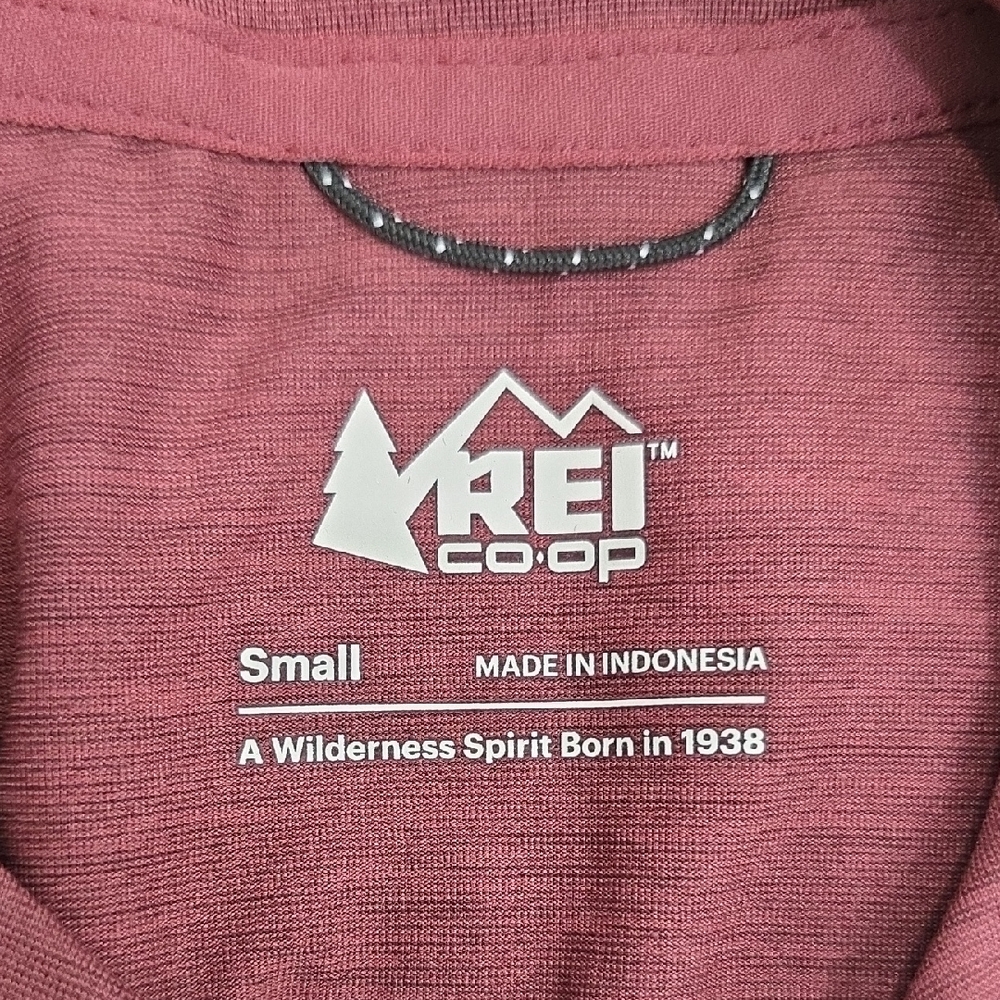 REI Co-Op Long-Sleeve Crewneck Top in Mauve - Picture 9 of 9
